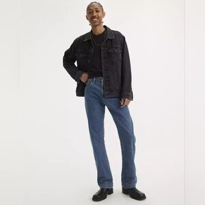 Levi's 517 Bootcut Men Dark Blue Jeans Size 31x32